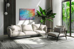 Flight of Vibrant Harmony – birds canvas wall art, gallery-wrapped, ready to hang
