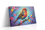 Luminous Melody of Spring birds canvas print gallery-wrapped landscape canvas studio shot
