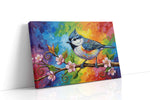 Spectrum Songbird Serenade birds canvas print gallery-wrapped landscape canvas studio shot