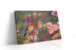 Symphony of Spring Colors birds canvas print gallery-wrapped landscape canvas studio shot