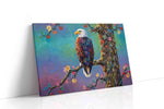 Vibrant Eagle Symphony birds canvas print, gallery-wrapped, ready to hang