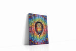 Vibrant Sentinel of the Grove birds canvas print gallery-wrapped portrait canvas studio shot