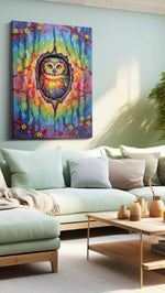 Vibrant Sentinel of the Grove – birds canvas wall art, gallery-wrapped, ready to hang