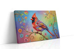 Vibrant Serenade birds canvas print, gallery-wrapped, ready to hang