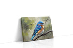 Whisper of the Azure Wings birds canvas print gallery-wrapped landscape canvas studio shot