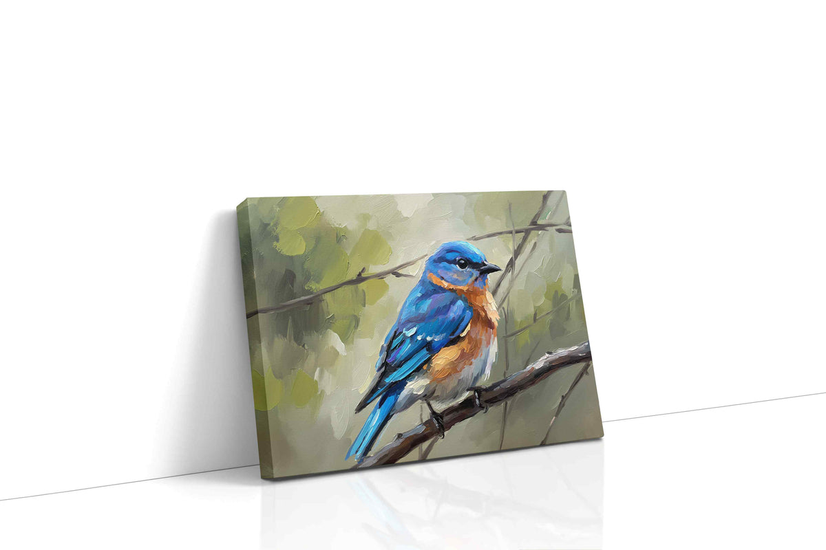 Whispering Wings in Spring birds canvas print gallery-wrapped landscape canvas studio shot