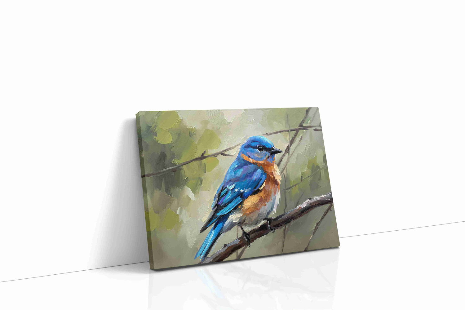 Whispering Wings in Spring birds canvas print, gallery-wrapped, ready to hang