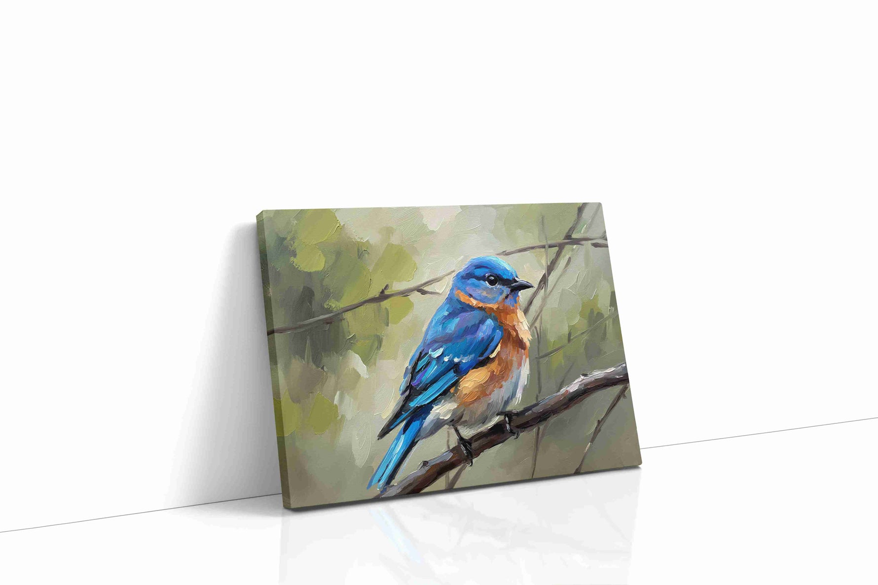 Whispering Wings in Spring birds canvas print, gallery-wrapped, ready to hang
