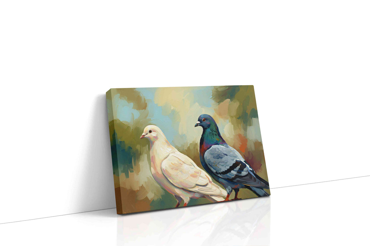 Whispers of the Aviary birds canvas print, gallery-wrapped, ready to hang
