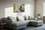 Whispers of the Aviary birds canvas print in a living room scene