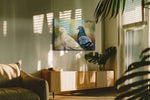 Whispers of the Aviary birds canvas print in a contemporary interior mockup
