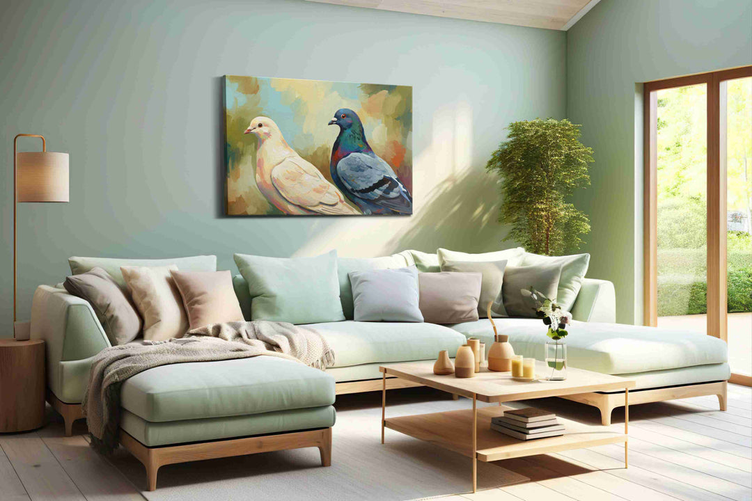 Whispers of the Aviary – birds canvas wall art, gallery-wrapped, ready to hang