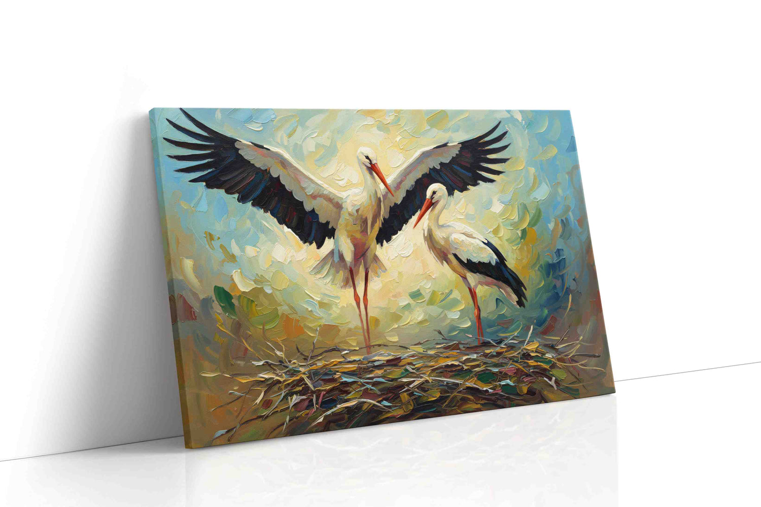 Wings of Grace birds canvas print, gallery-wrapped, ready to hang