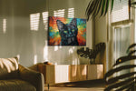 Luminous Feline Gaze – cats canvas wall art, gallery-wrapped, ready to hang