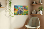 Whiskers in Wonderland – cats canvas wall art, gallery-wrapped, ready to hang