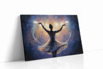 Dance of Luminescence dancing canvas print, gallery-wrapped, ready to hang