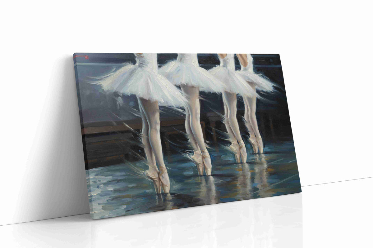 Echoes of the Ballet dancing canvas print gallery-wrapped landscape canvas studio shot