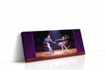 Enchanted Ballet Duet dancing canvas print gallery-wrapped landscape canvas studio shot