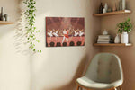 Enchanted Ballet Whirl – dancing canvas wall art, gallery-wrapped, ready to hang