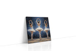 Enchanted Elegance dancing canvas print gallery-wrapped square canvas studio shot