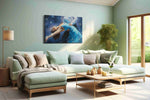 Enchanted Waltz Under Stars dancing canvas print shown in a wall scene