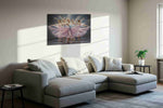 Ethereal Ballet Reverie dancing canvas print in a living room scene