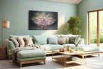 Ethereal Ballet Reverie dancing canvas print, hanging on wall