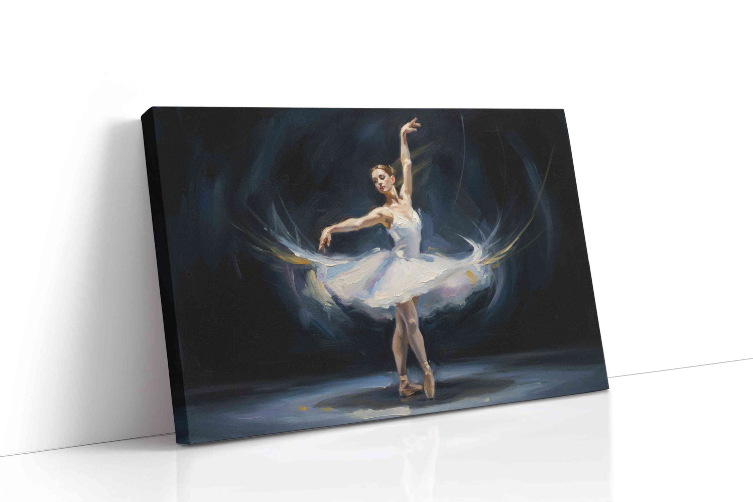 Ethereal Ballet Reverie II dancing canvas print, gallery-wrapped, ready to hang