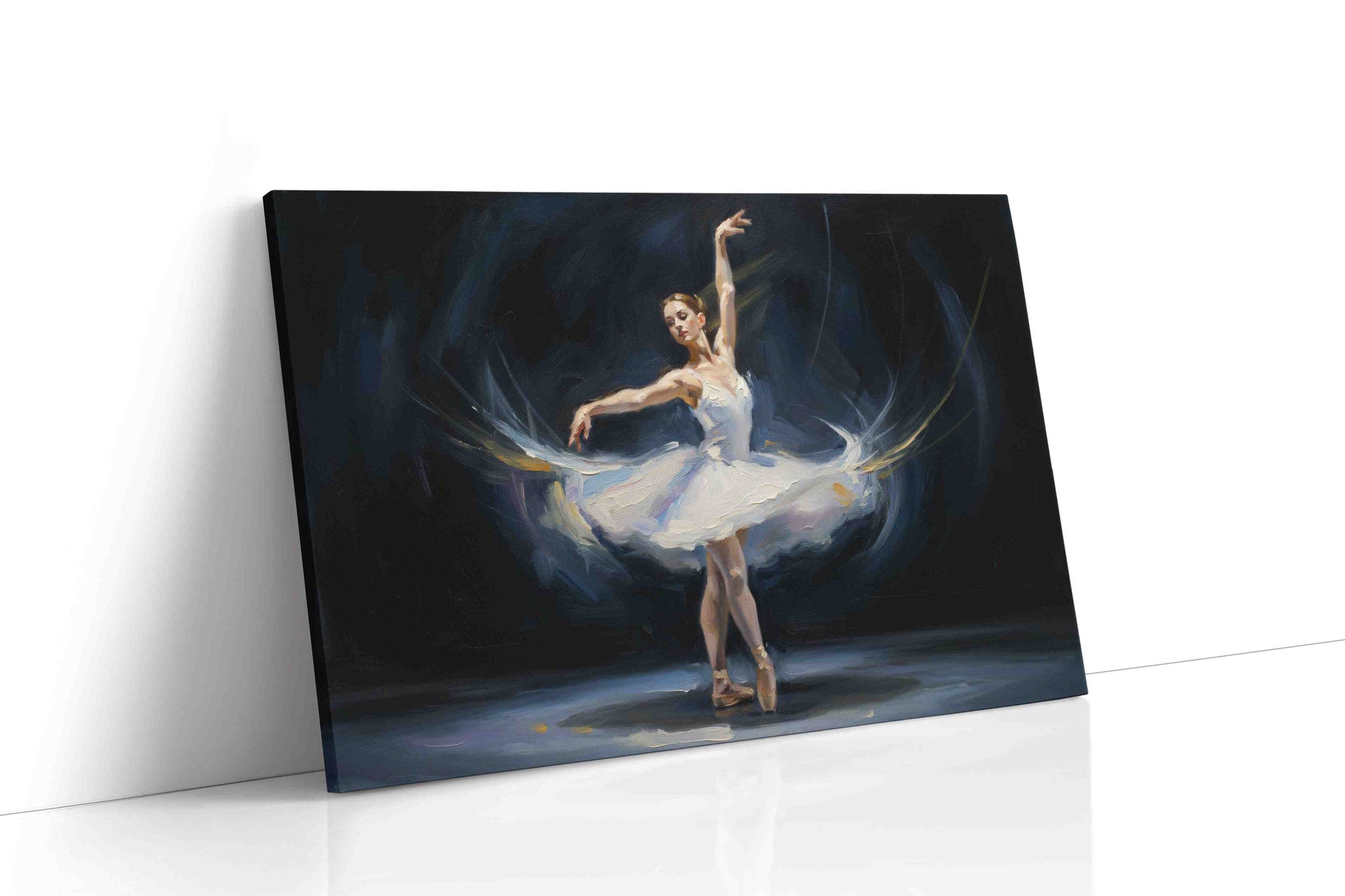 Ethereal Ballet Reverie II dancing canvas print gallery-wrapped landscape canvas studio shot