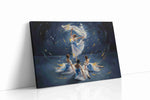 Ethereal Ballet Whirlwind dancing canvas print, gallery-wrapped, ready to hang