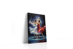 Ethereal Dance of Colors dancing canvas print, gallery-wrapped, ready to hang