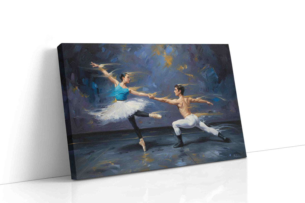Ethereal Dance of the Stars dancing canvas print gallery-wrapped landscape canvas studio shot