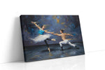 Ethereal Dance of the Stars dancing canvas print gallery-wrapped landscape canvas studio shot