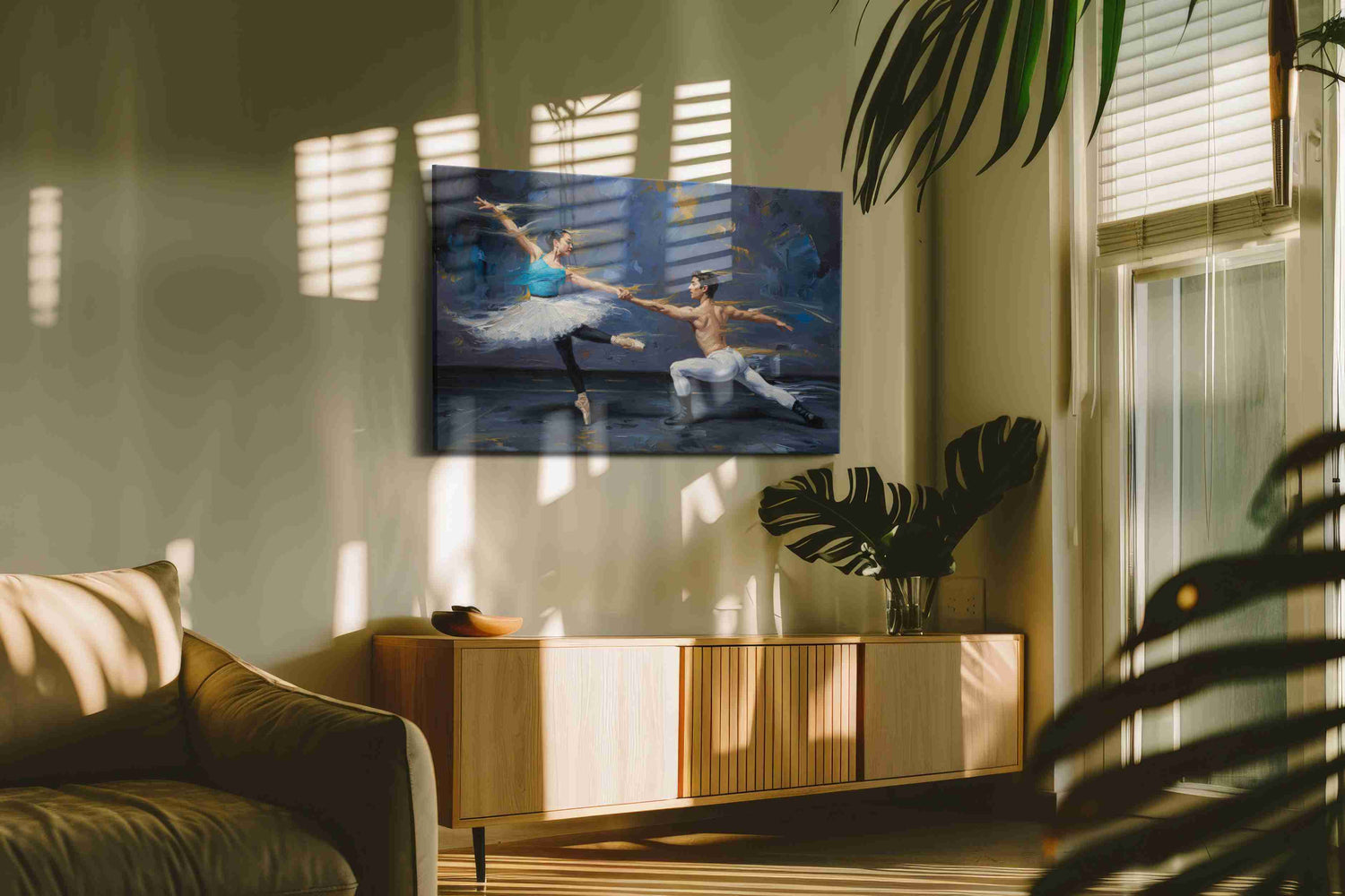 Ethereal Dance of the Stars – dancing canvas wall art, gallery-wrapped, ready to hang