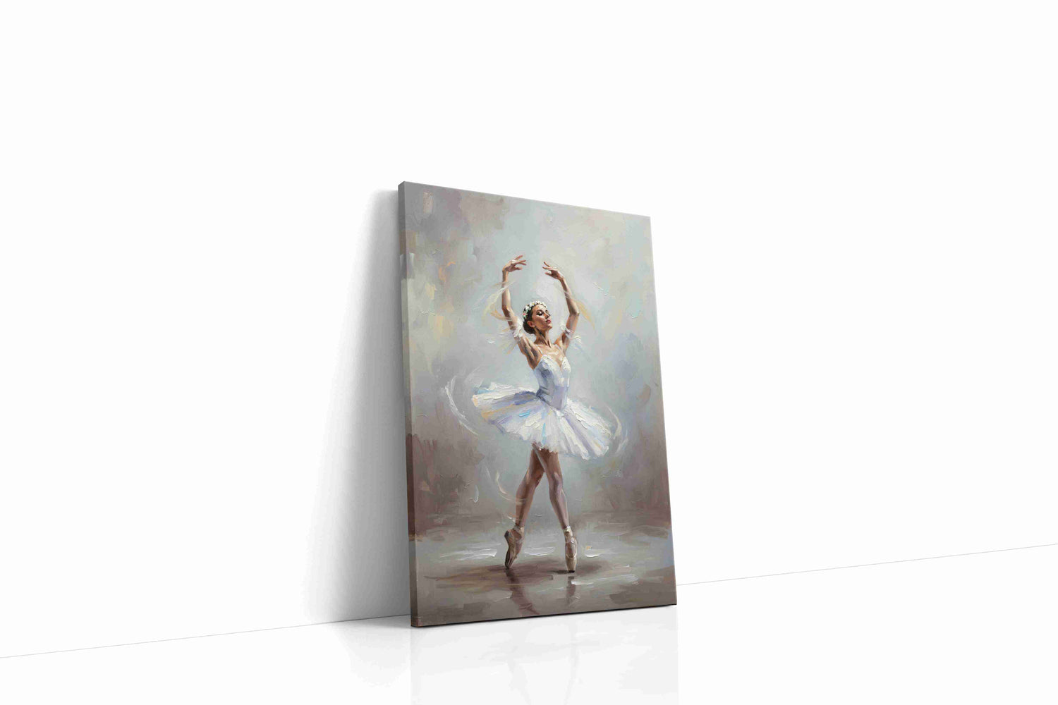 Graceful Ballet Reverie dancing canvas print, gallery-wrapped, ready to hang
