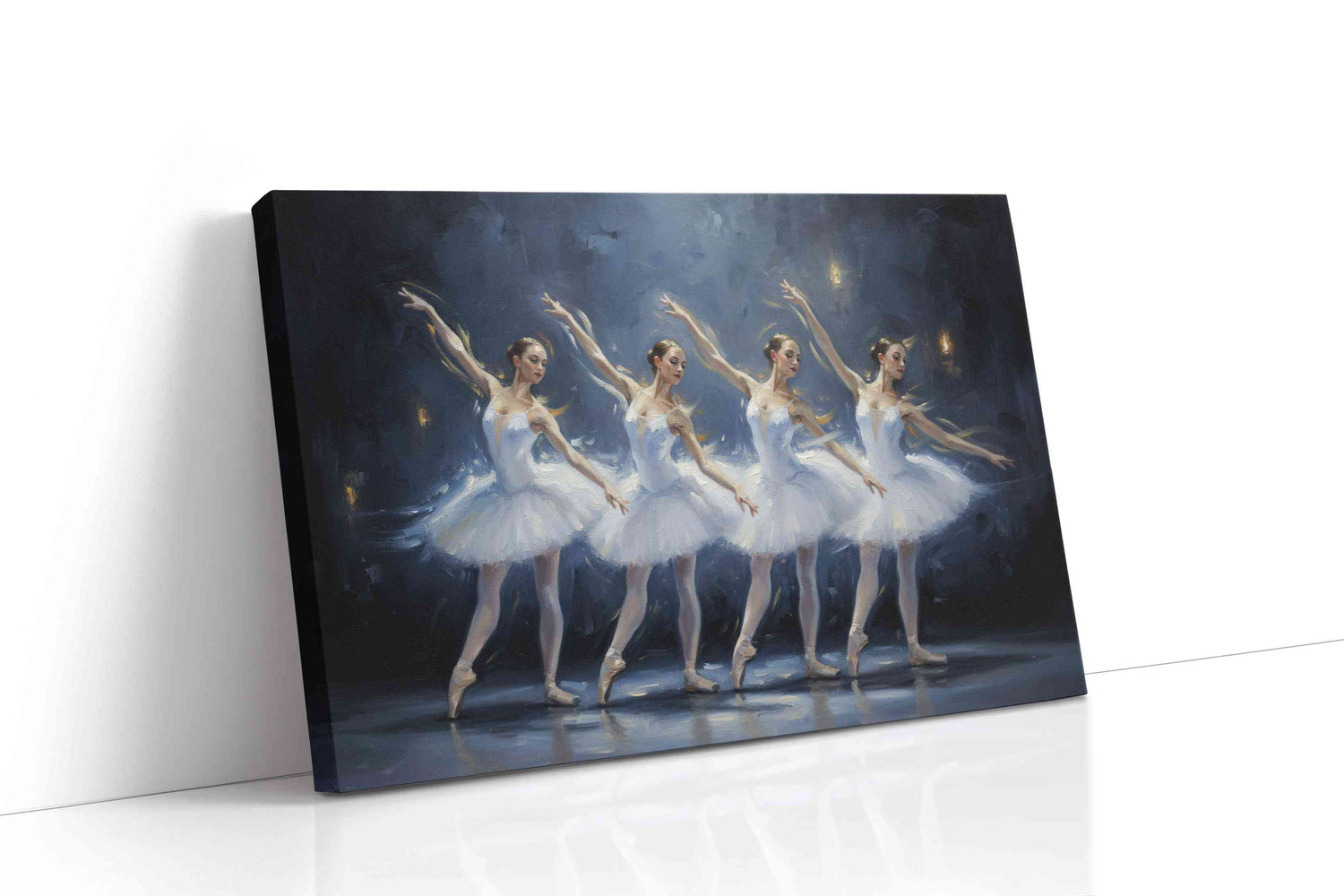 Graceful Ballet Symphony dancing canvas print, gallery-wrapped, ready to hang