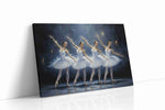 Graceful Ballet Symphony dancing canvas print gallery-wrapped landscape canvas studio shot