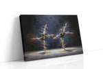 Graceful Symphony in Motion dancing canvas print, gallery-wrapped, ready to hang