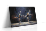 Graceful Symphony in Motion dancing canvas print gallery-wrapped landscape canvas studio shot