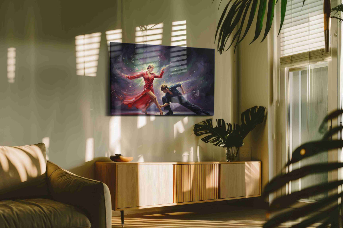 Rhythms of Passion – dancing canvas wall art, gallery-wrapped, ready to hang
