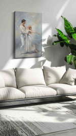 Waltz of Dreams dancing canvas print, on wall, lifestyle preview