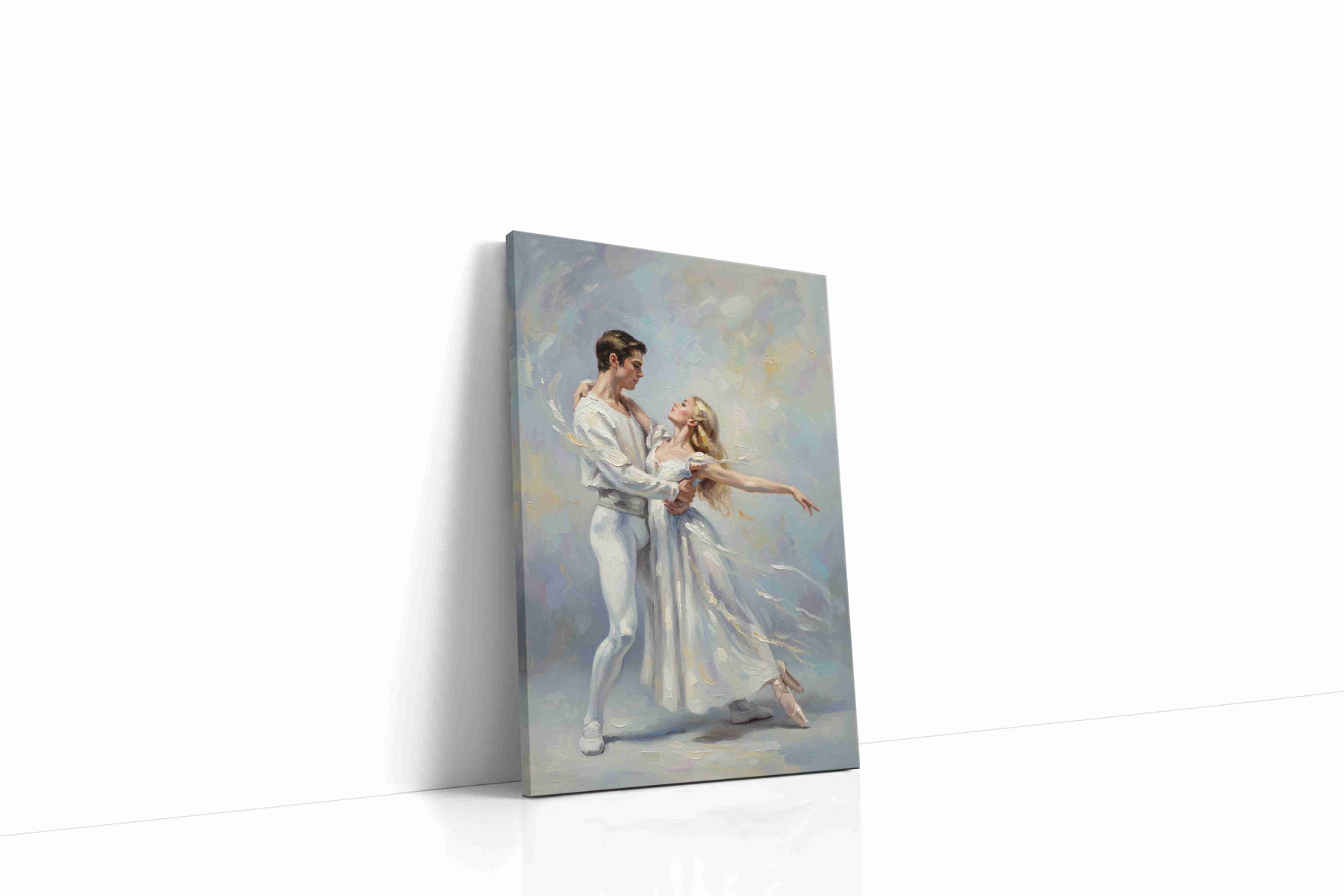 Waltz of Dreams dancing canvas print gallery-wrapped portrait canvas studio shot