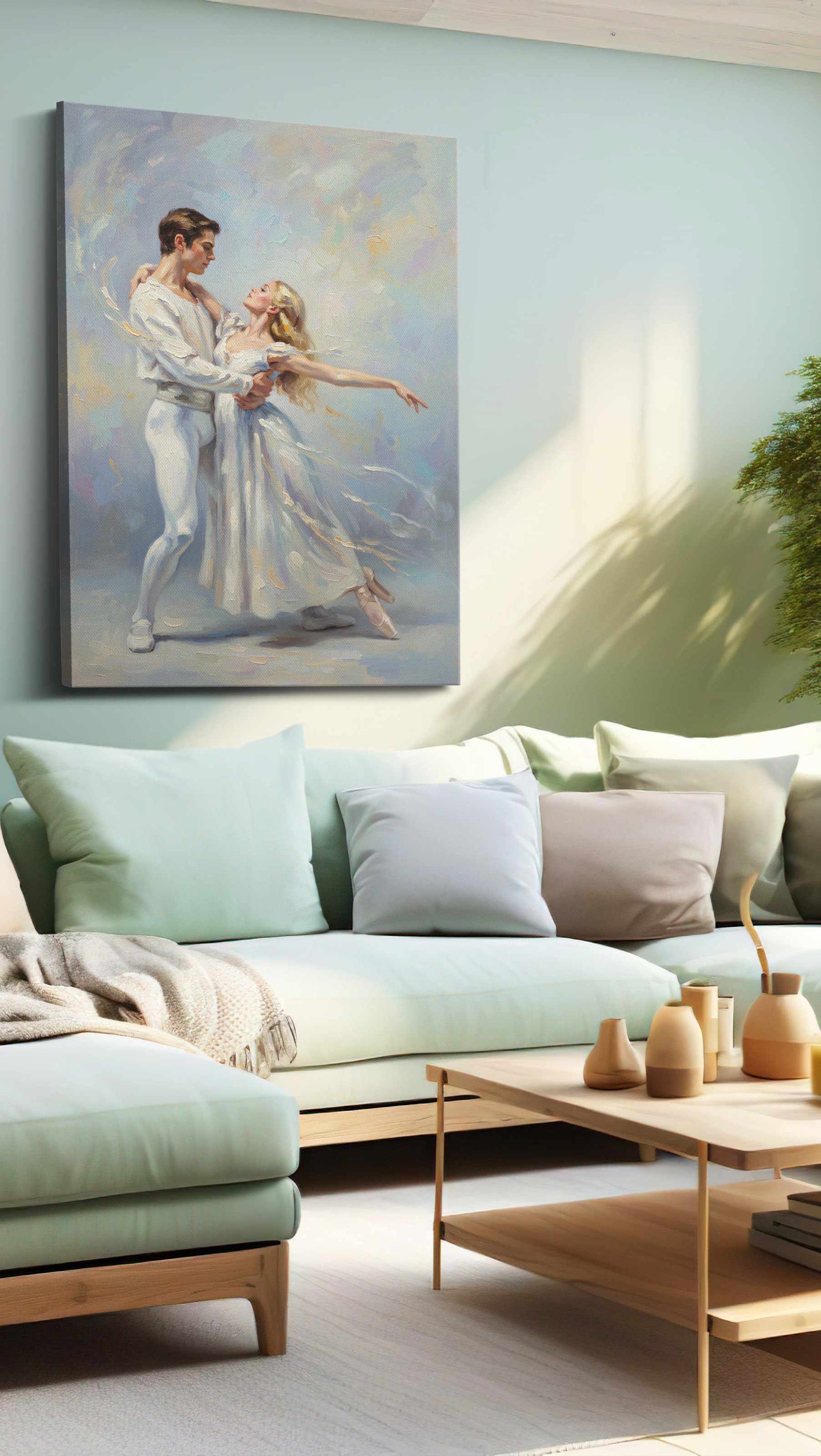 Waltz of Dreams – dancing canvas wall art, gallery-wrapped, ready to hang