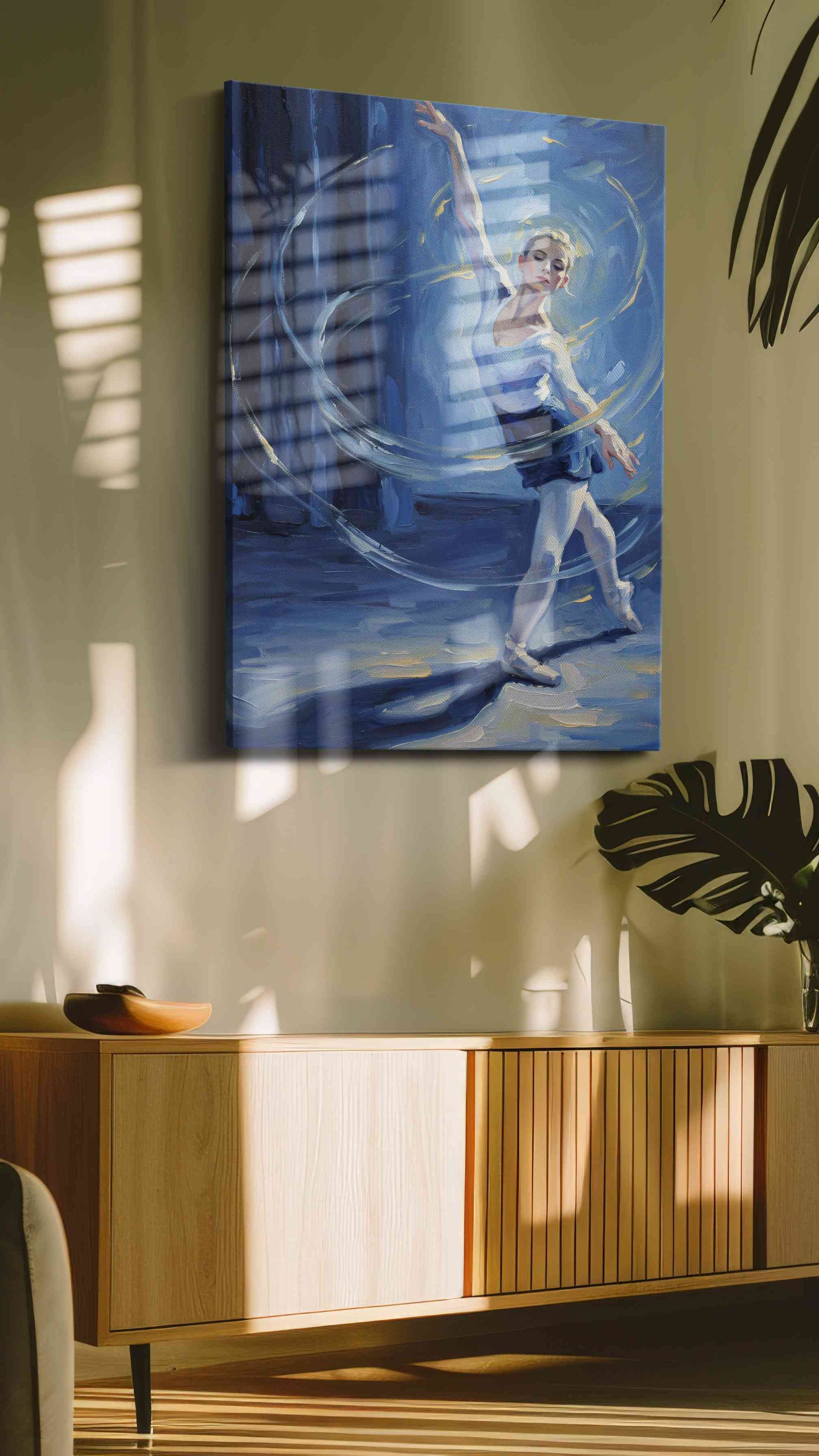 Whirl of Elegance – dancing canvas wall art, gallery-wrapped, ready to hang