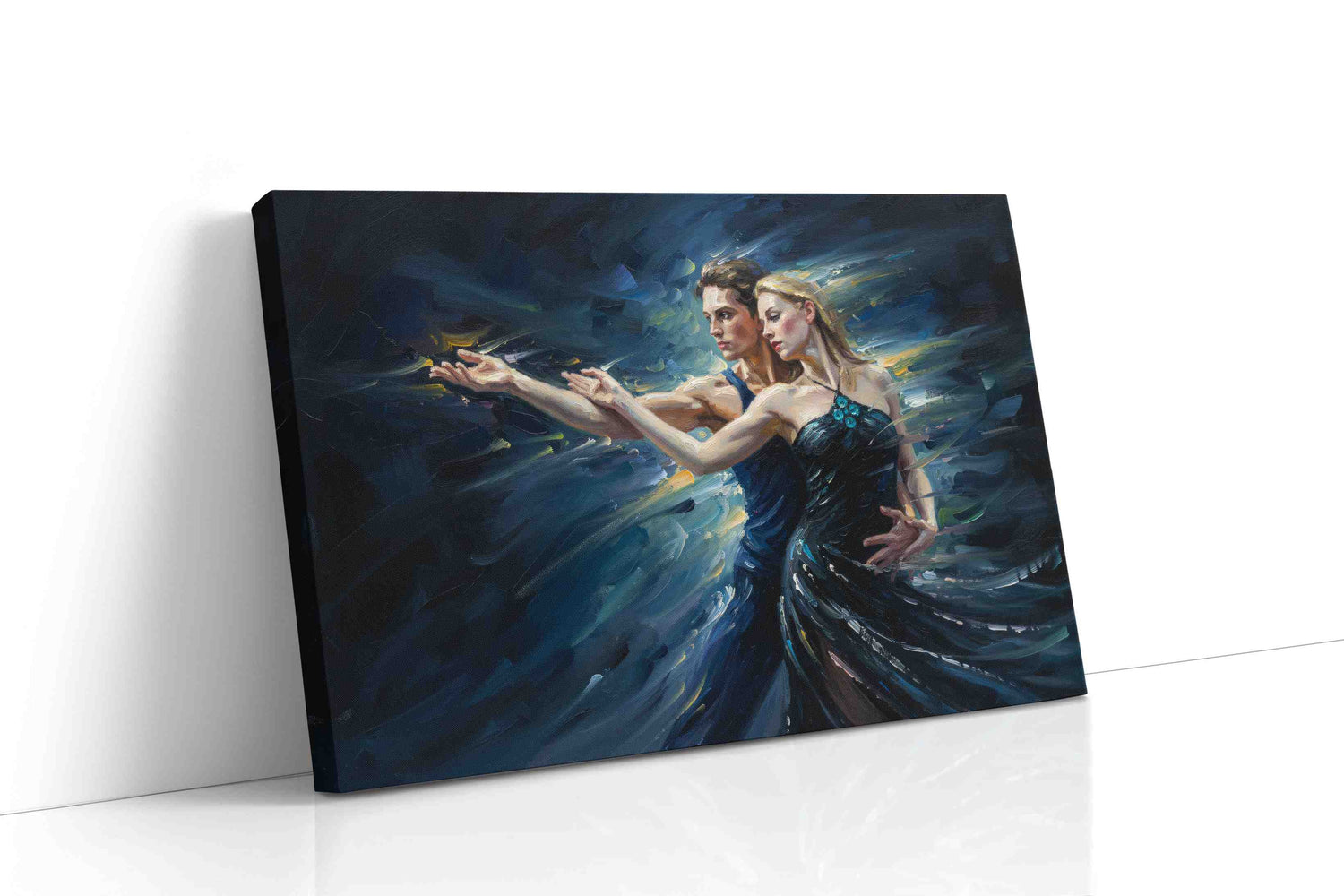 Whirl of Passion dancing canvas print, gallery-wrapped, ready to hang