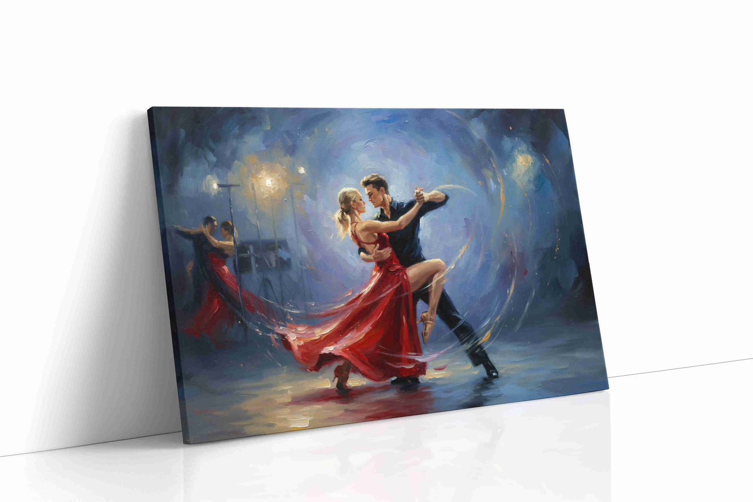 Whirlwind Tango Passion dancing canvas print, gallery-wrapped, ready to hang