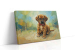 Puppy Whimsy dogs canvas print, gallery-wrapped, ready to hang