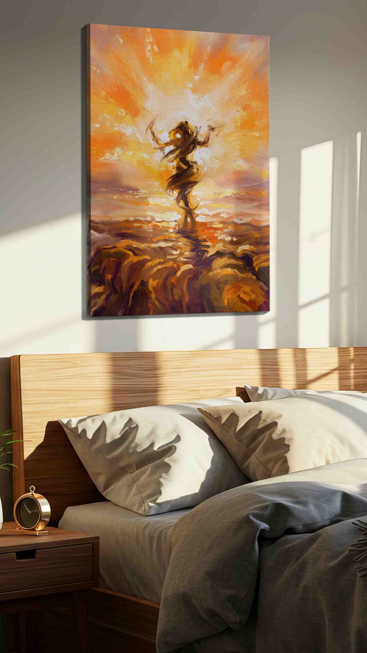 Dancing in the Sunrise – landscape canvas wall art, gallery-wrapped, ready to hang