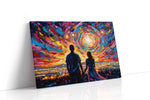 Eternal Sunset Vortex romance canvas print gallery-wrapped landscape canvas studio shot