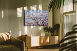 Blossom Symphony floral canvas print, on wall, lifestyle preview